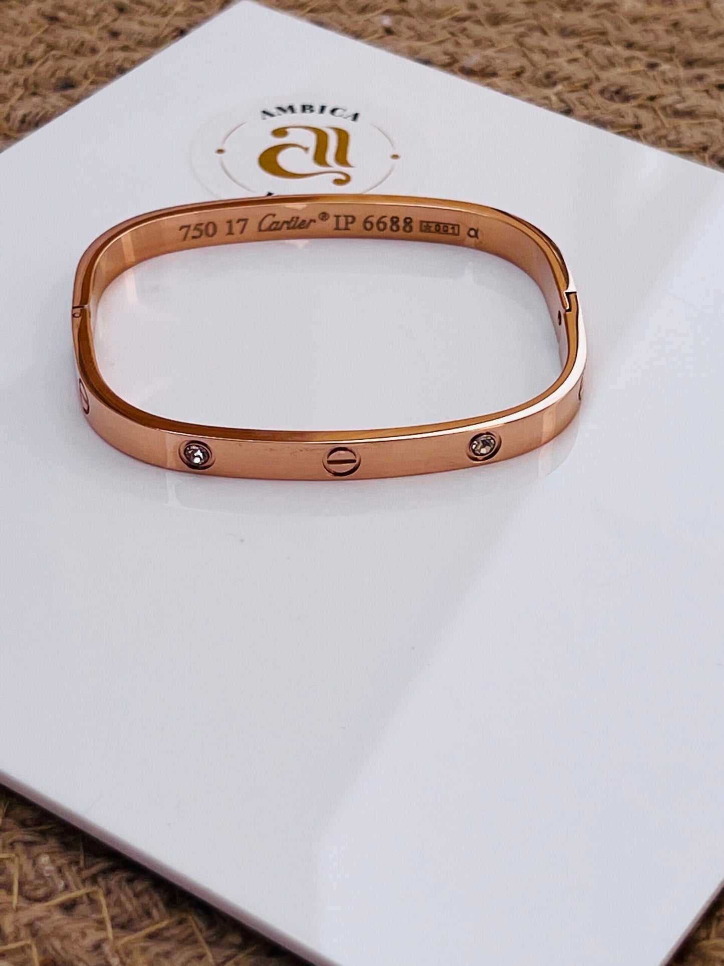 Cartier Diamond Square cuff