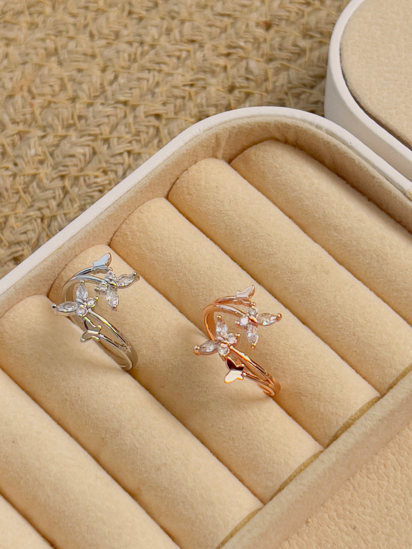 Butterfly Cross Adjustable Ring 4