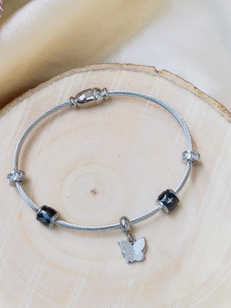 Butterfly Magnetic Lock Bracelet