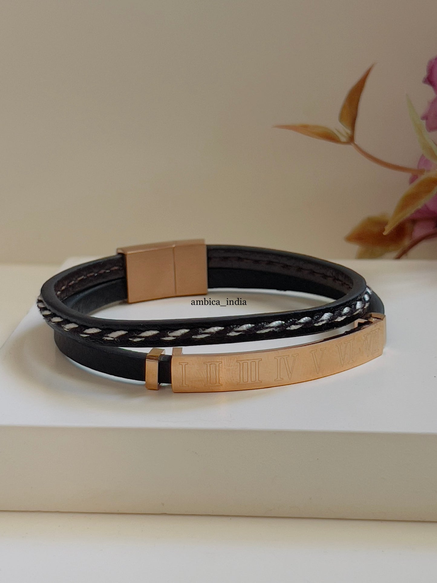 Black roman bracelet