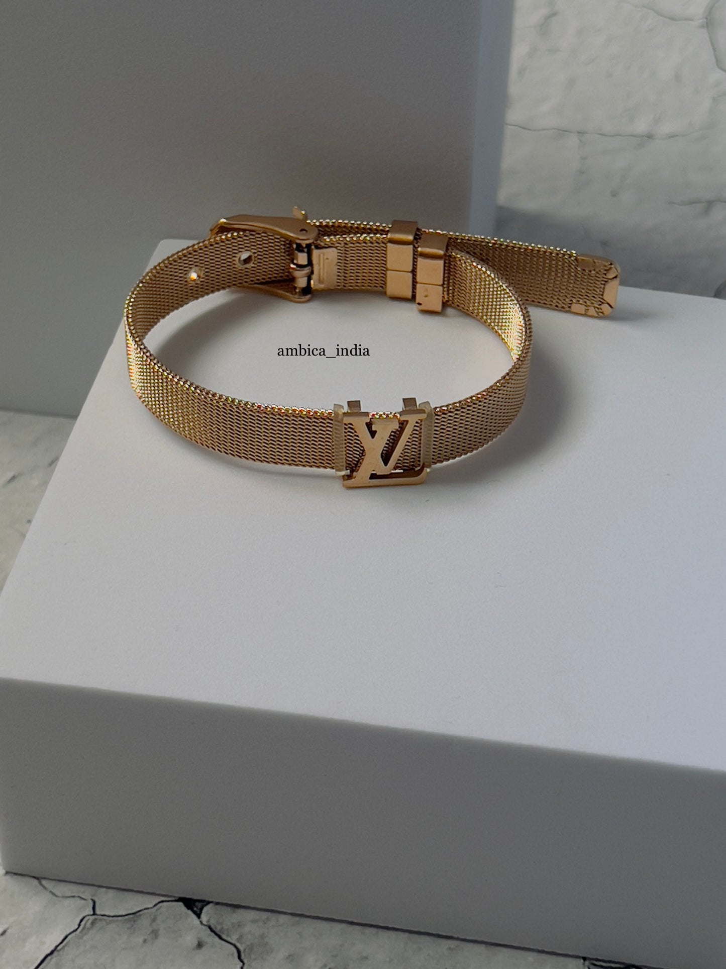 LV watch style bracelet