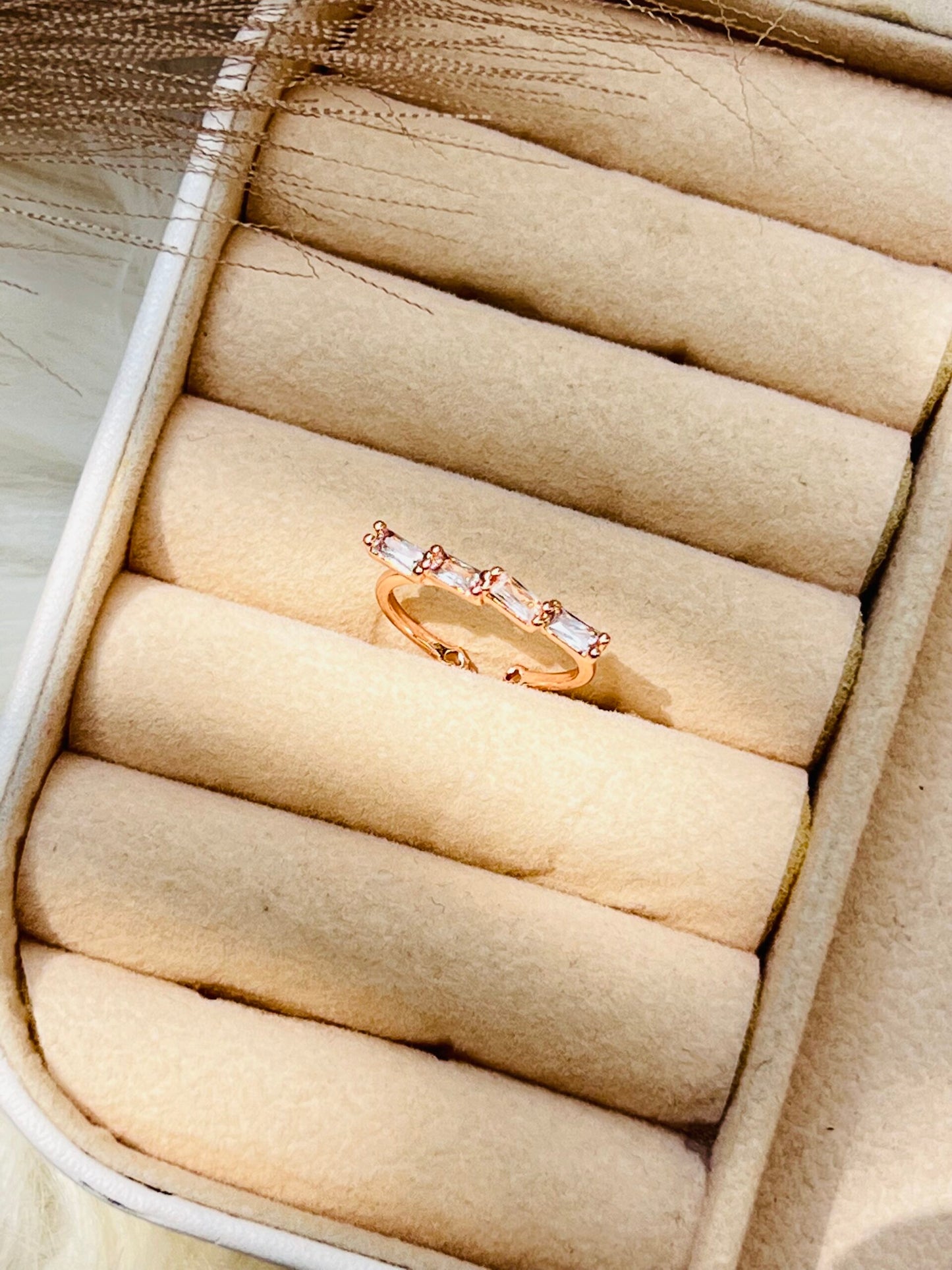 Thin Line Adjustable Ring