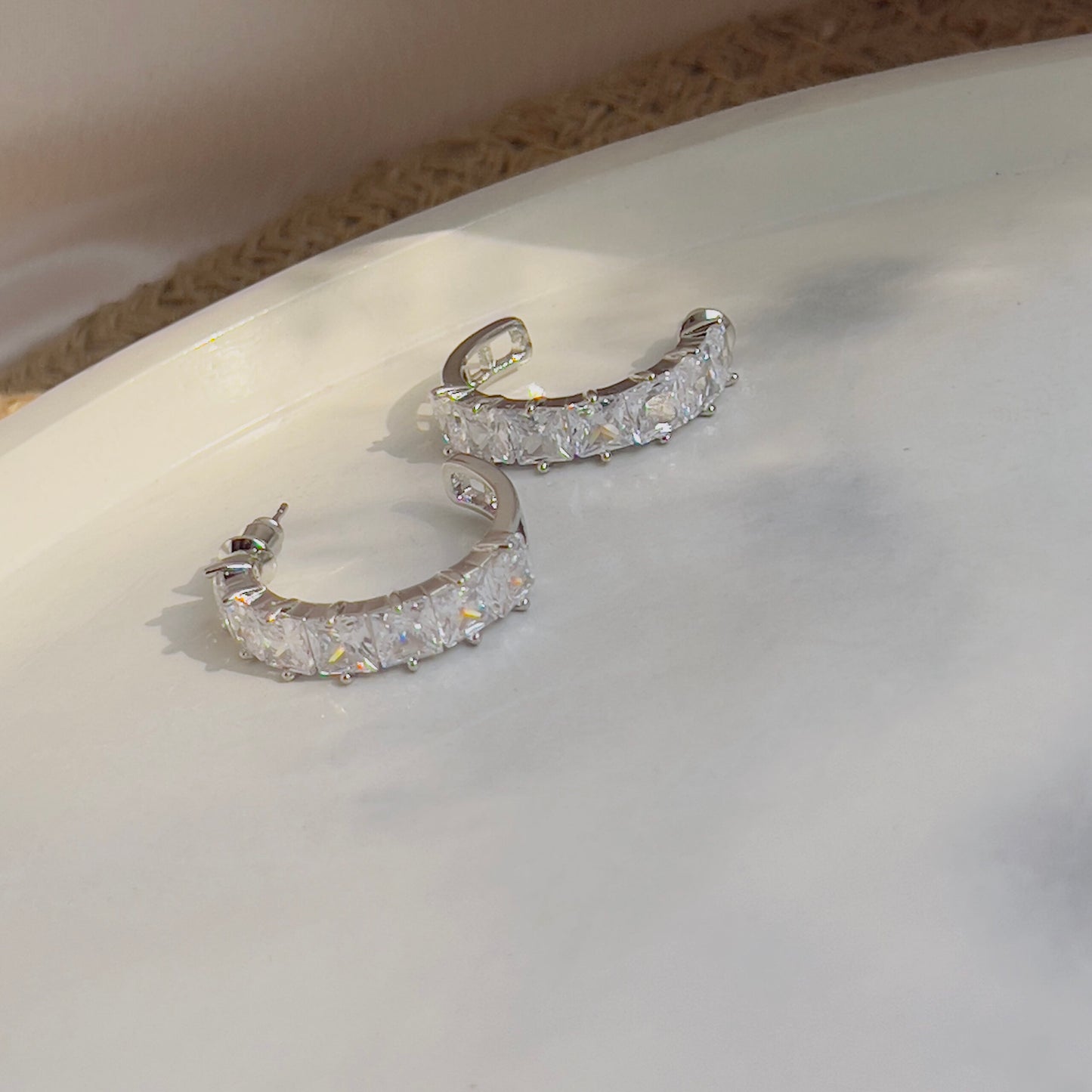 Crystal earrings