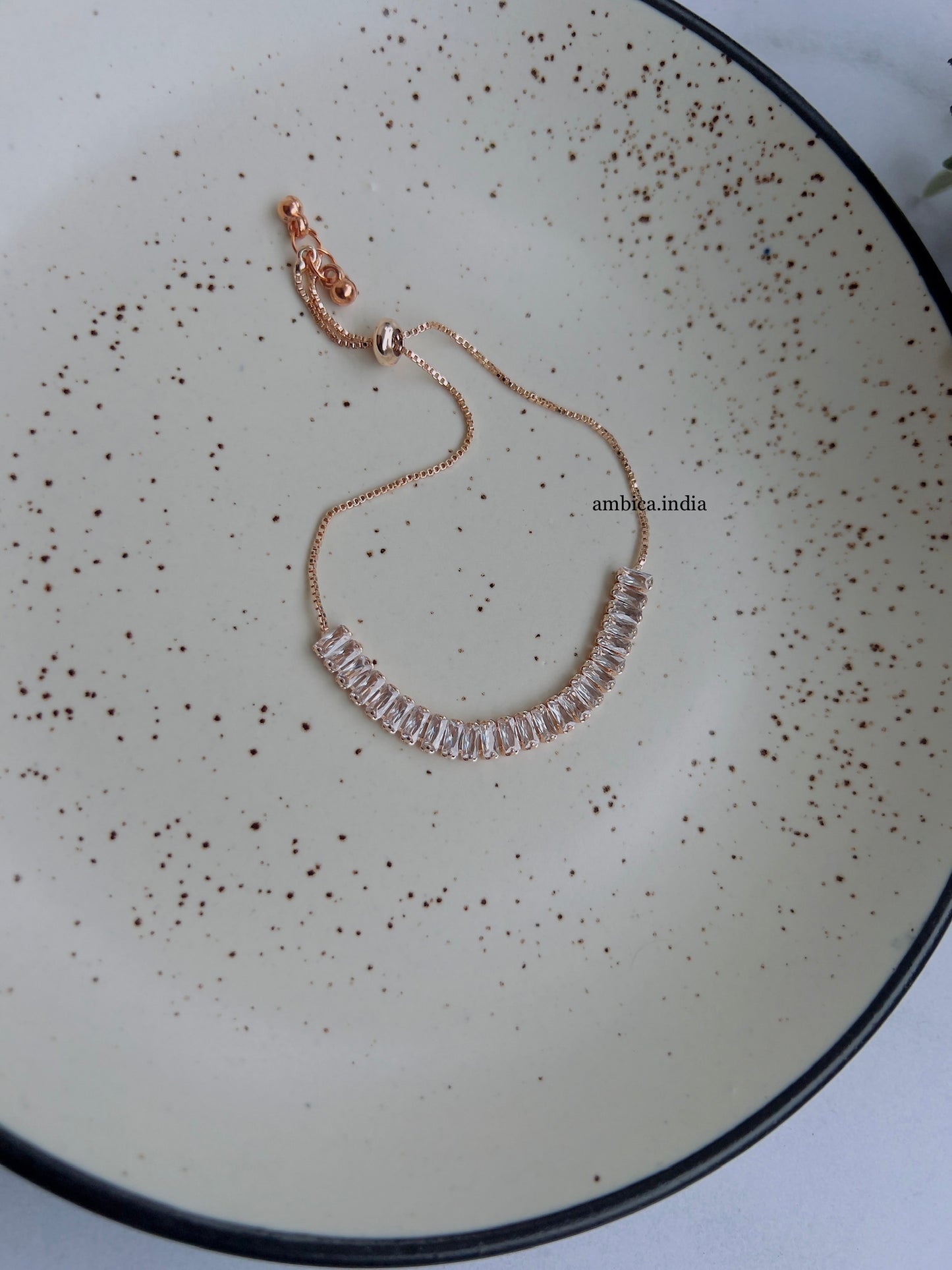 Tennis bracelets rose gold
