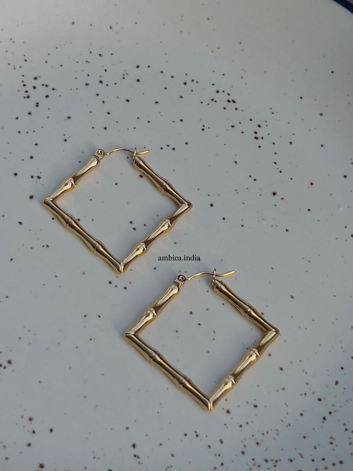 Square bamboo hoops