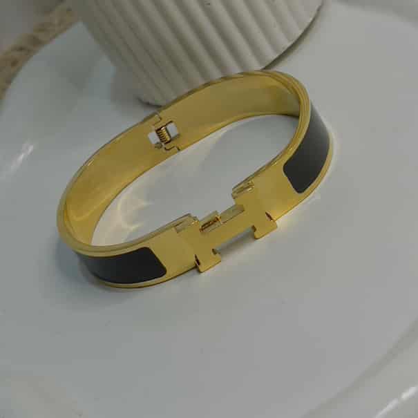 H black bracelet