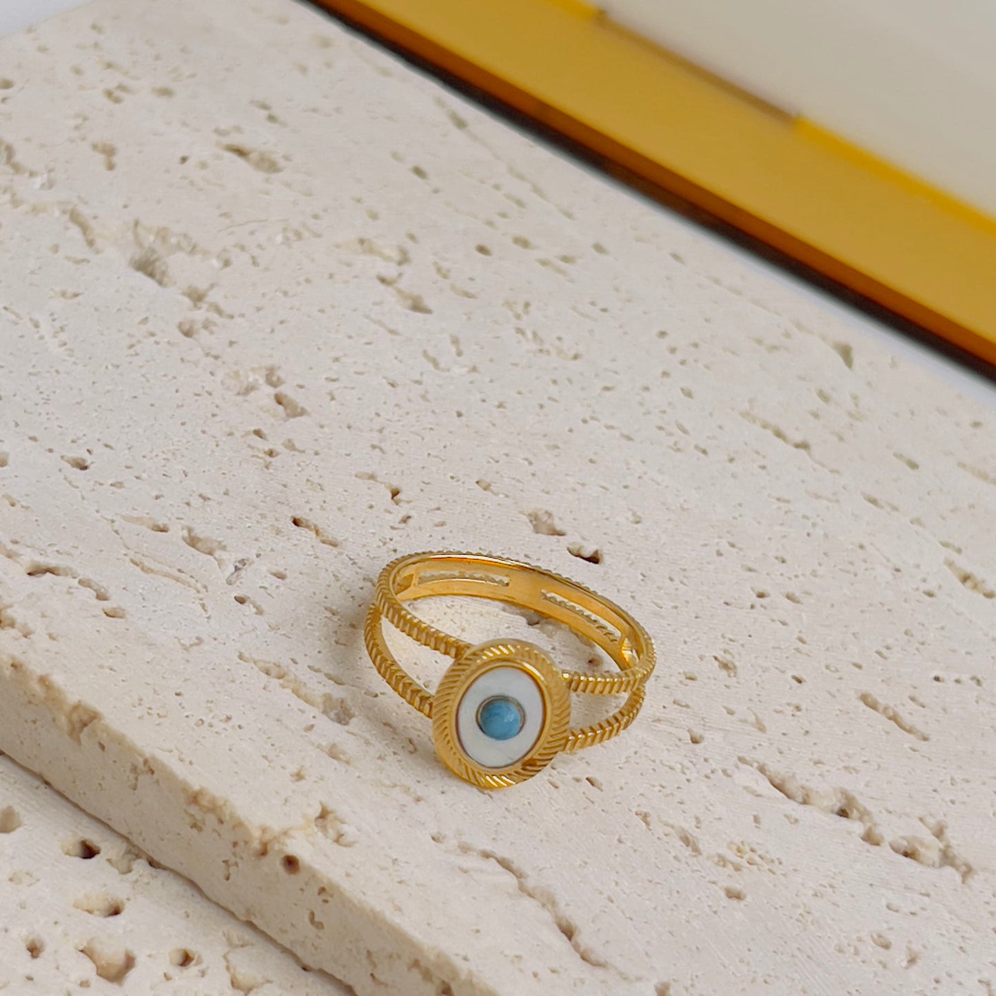 Evil eye ring