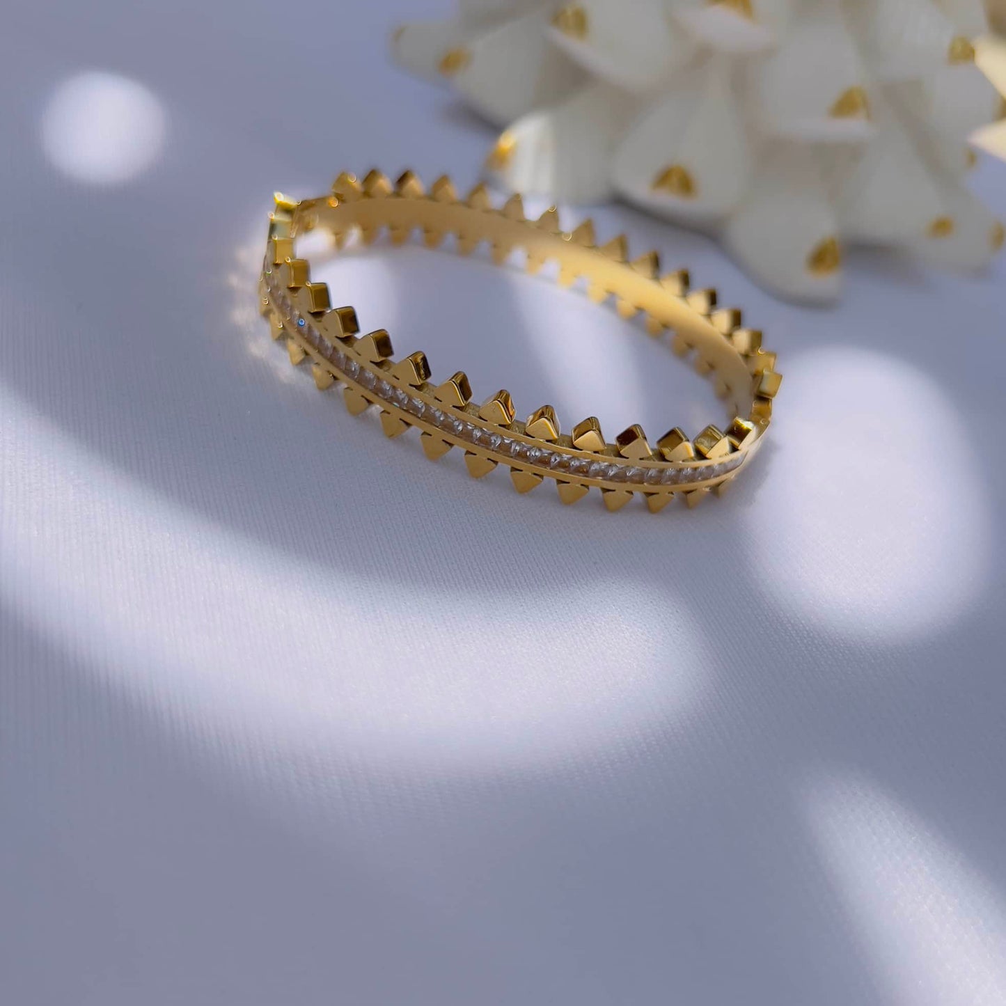 Spiked cuff bracelet