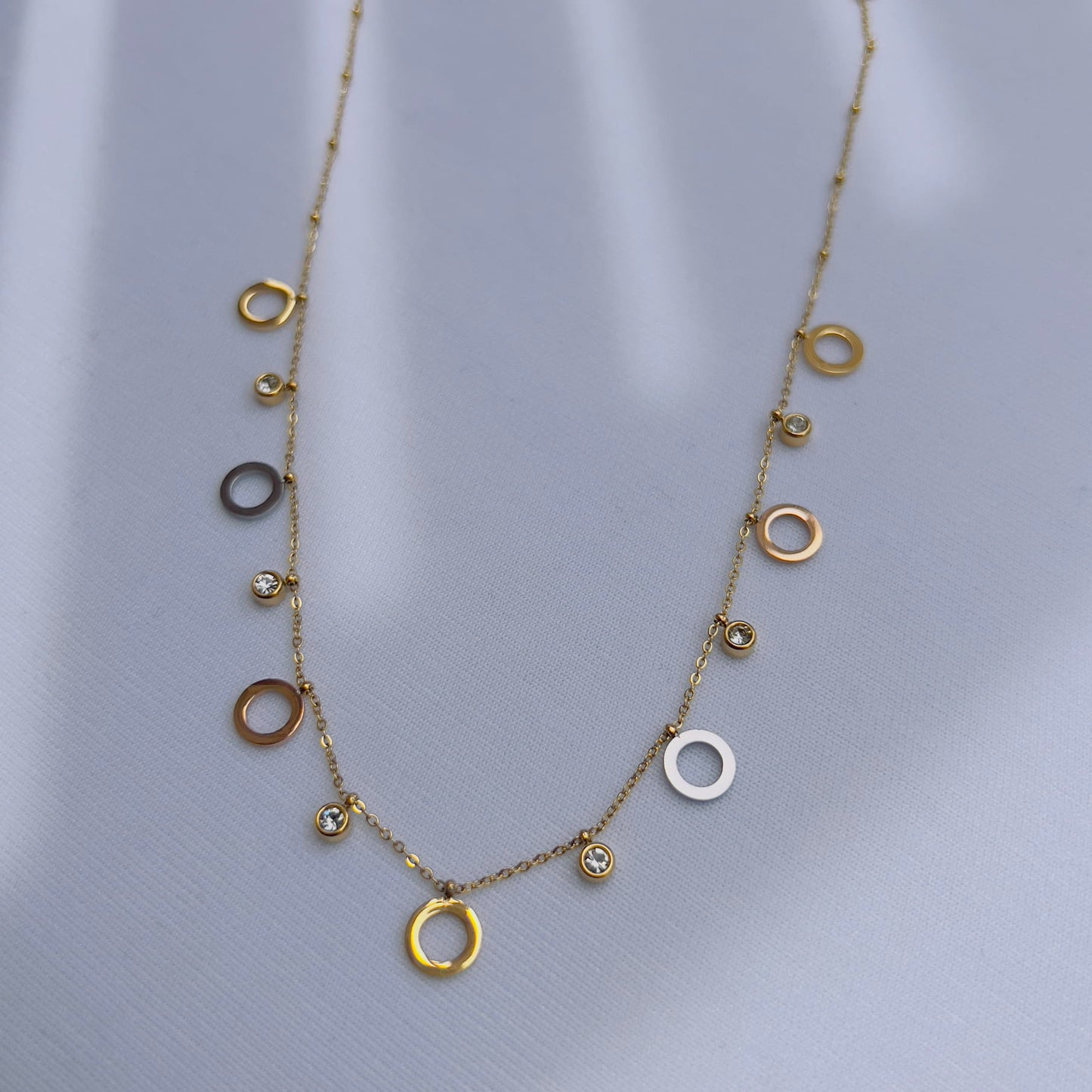 Round crystal necklace