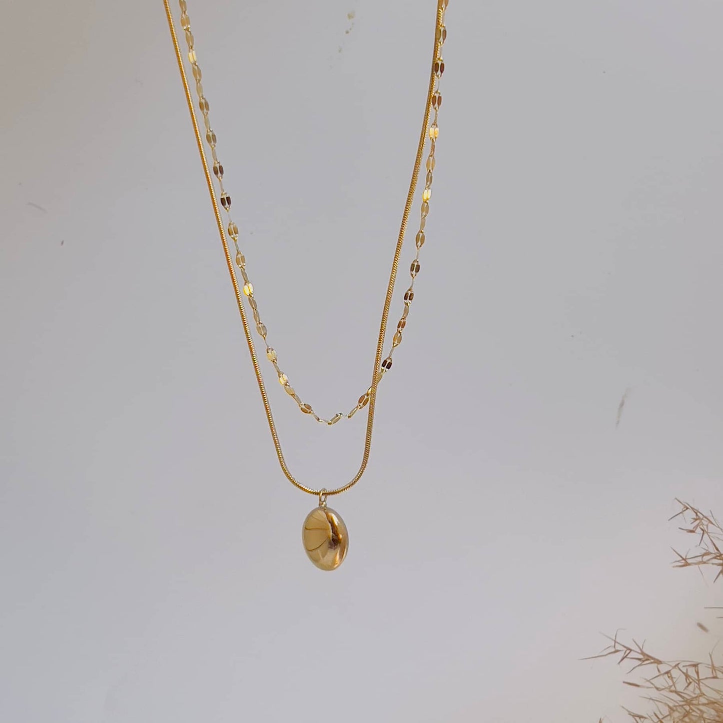 Classic layered necklace