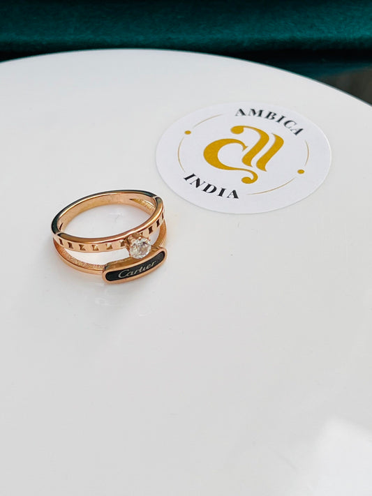 Cartier With Diamond Ring