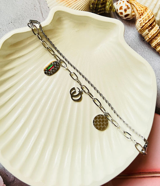Luxury Silver Layered Bracelet