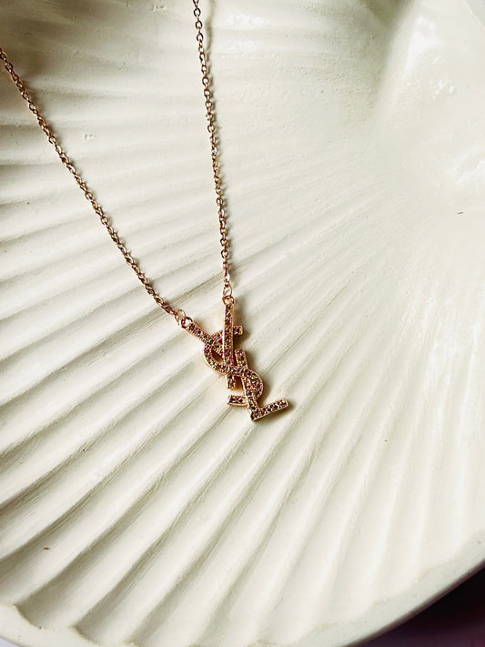 SL studded Necklace