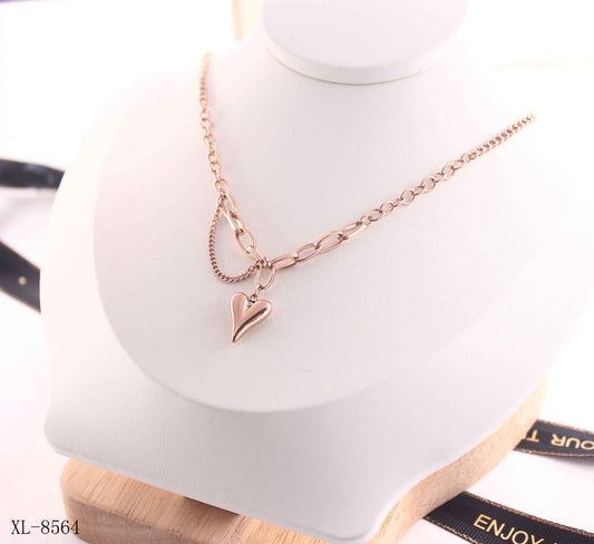 Heart Link Necklace