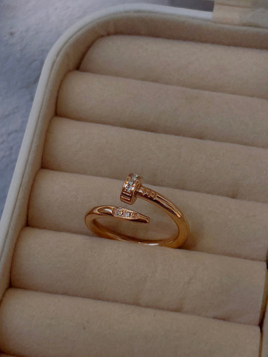 Nail Diamond Ring