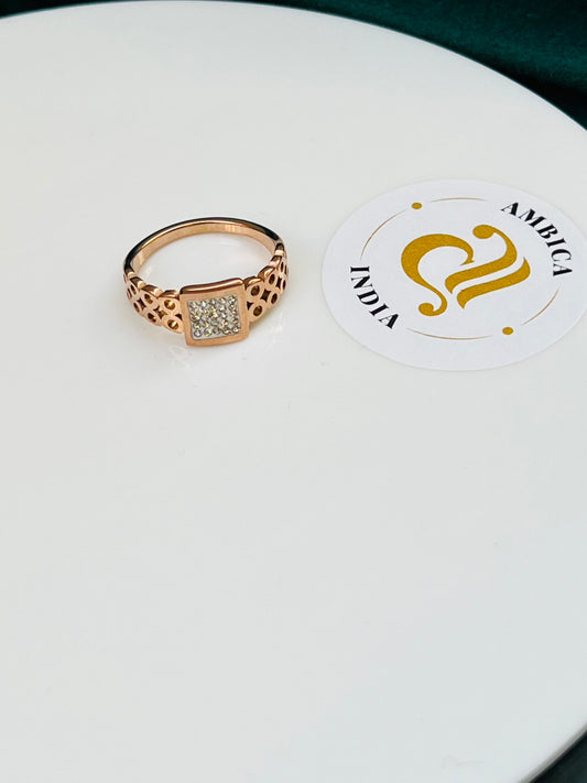 Square Studded Ring