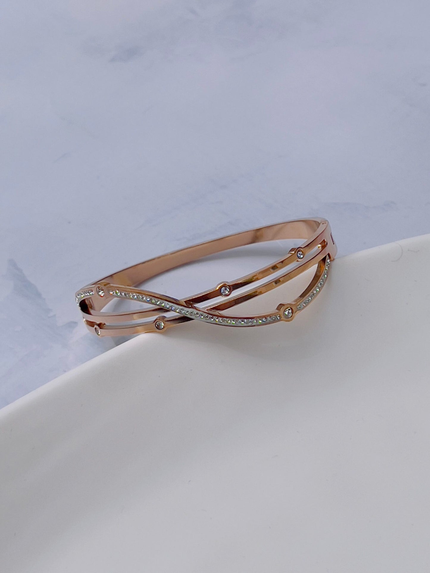 Infinity Studded Bracelet
