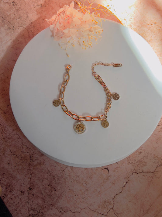Tory link chain bracelet