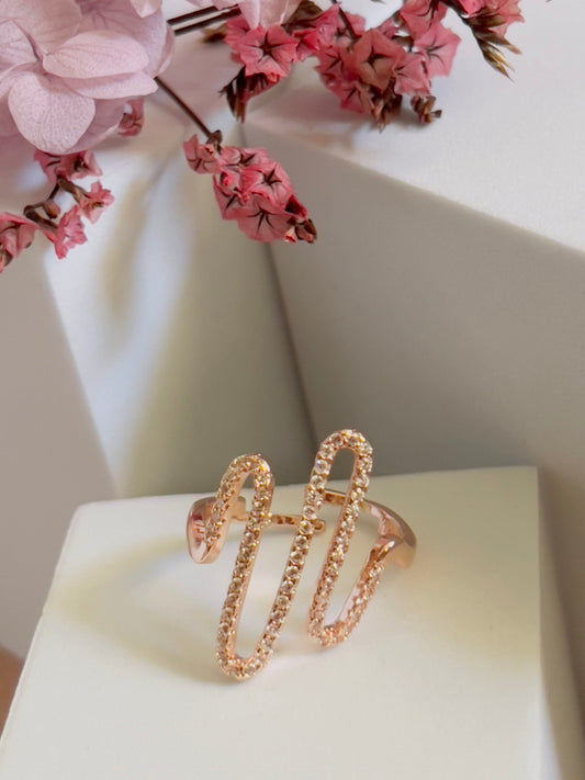 Studded adjustable ring 3