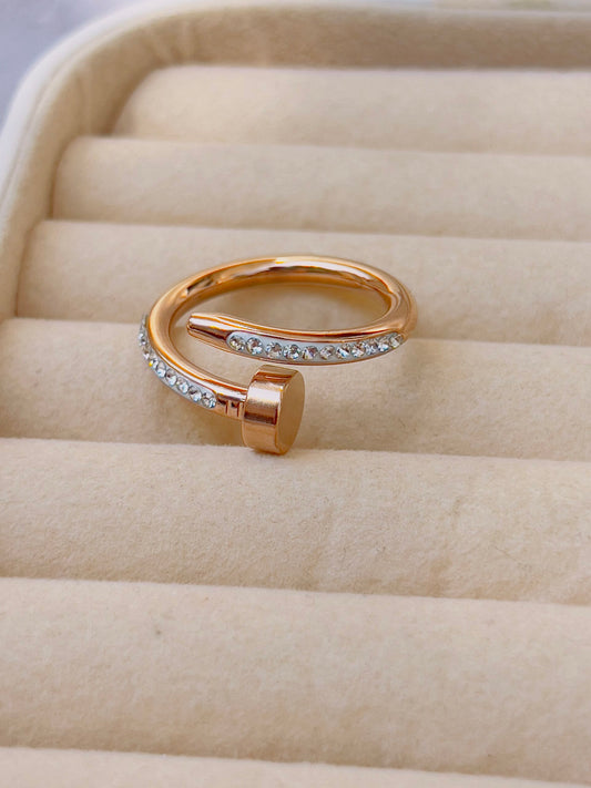 Nail Studded Ring