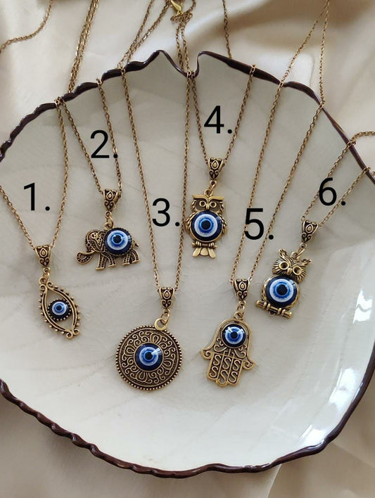 Boho Evil Eye Necklaces