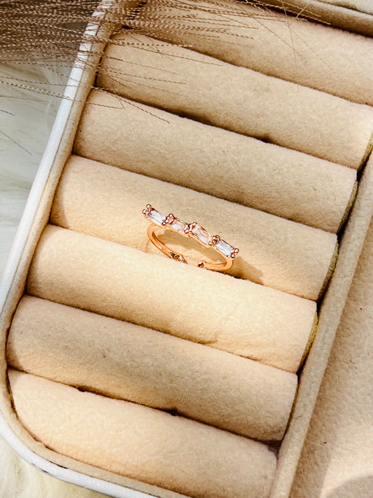 Thin Line Adjustable Ring