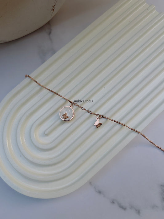 White butterfly bracelet