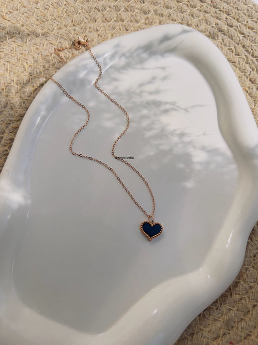 Heart reversible necklace 2