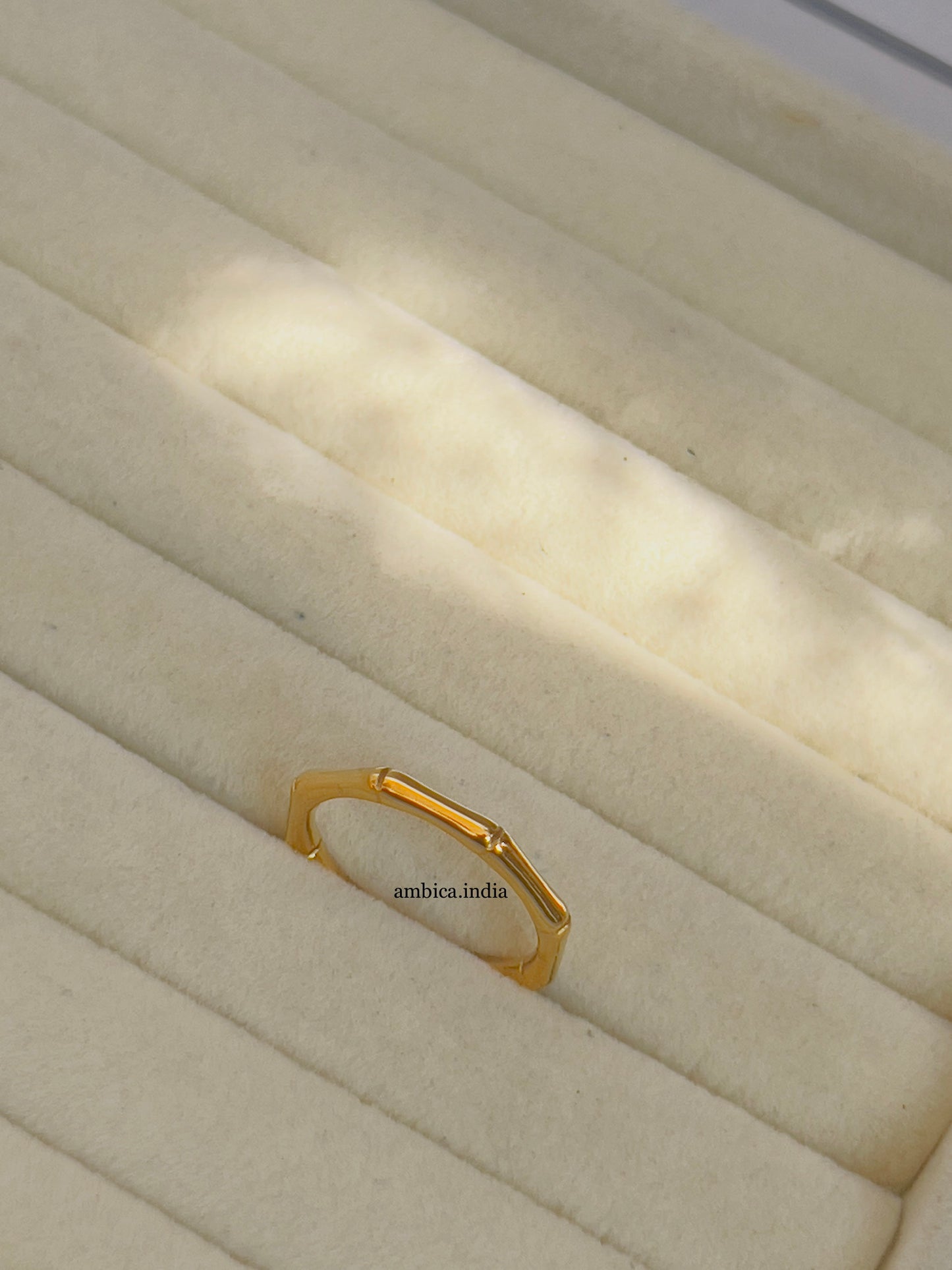 Bamboo thin ring