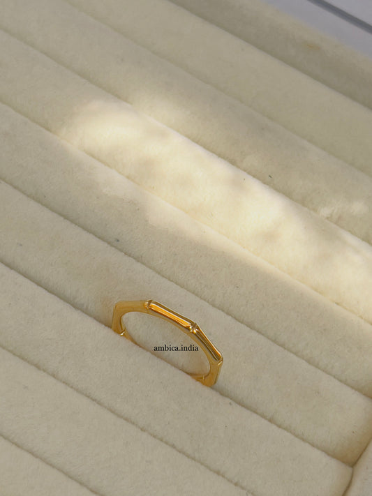 Bamboo thin ring