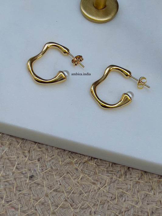 Pearl hoops