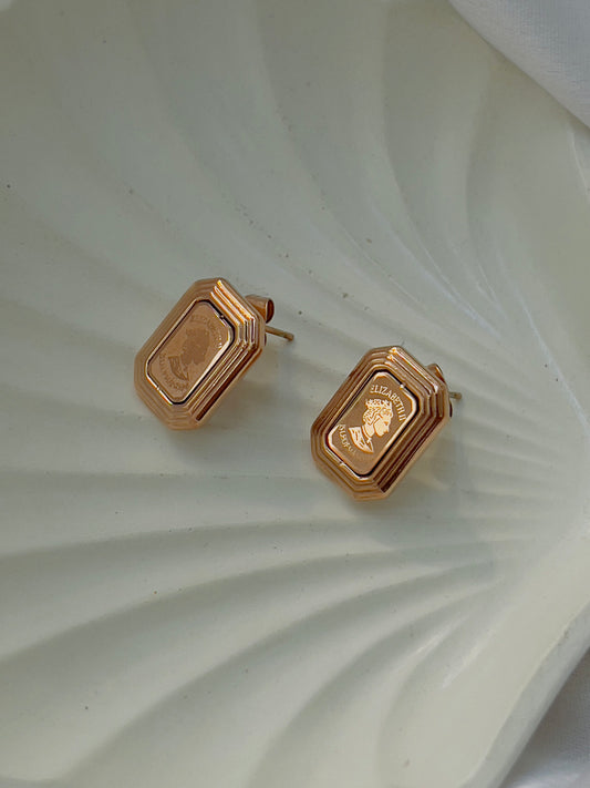 Queen earrings