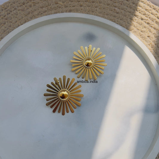 Flower earrings