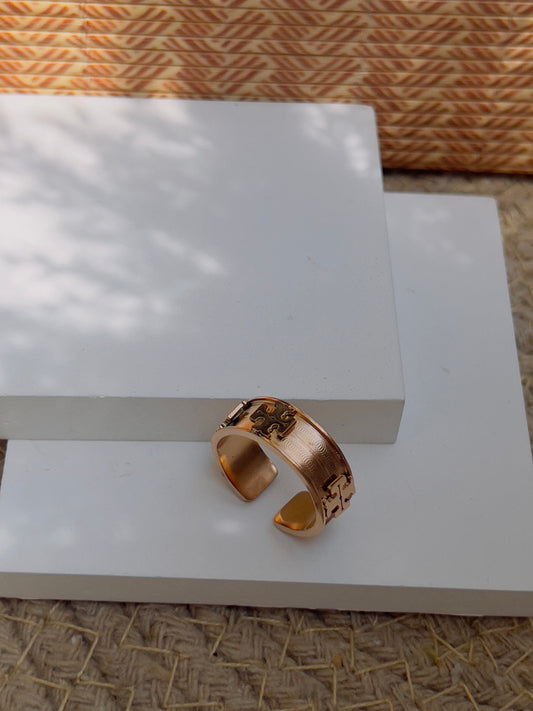 Tory Burch adjustable band ring