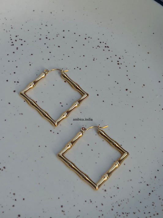 Square bamboo hoops