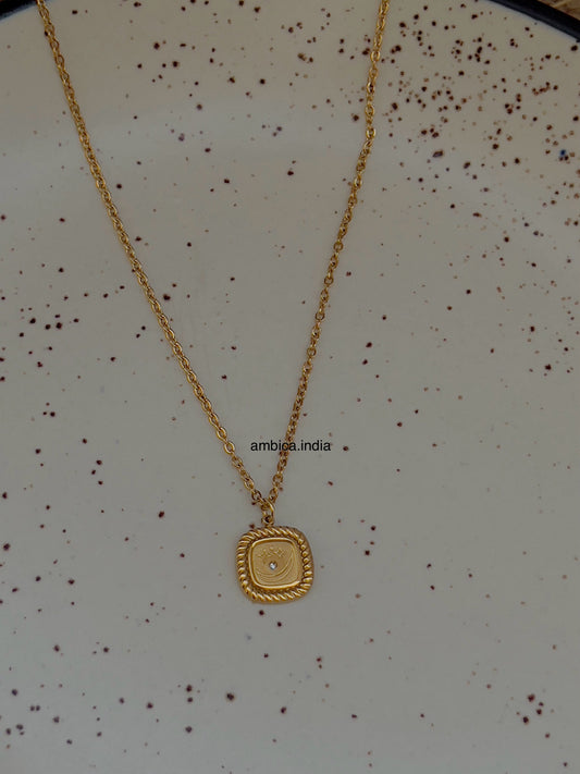Moon star necklace