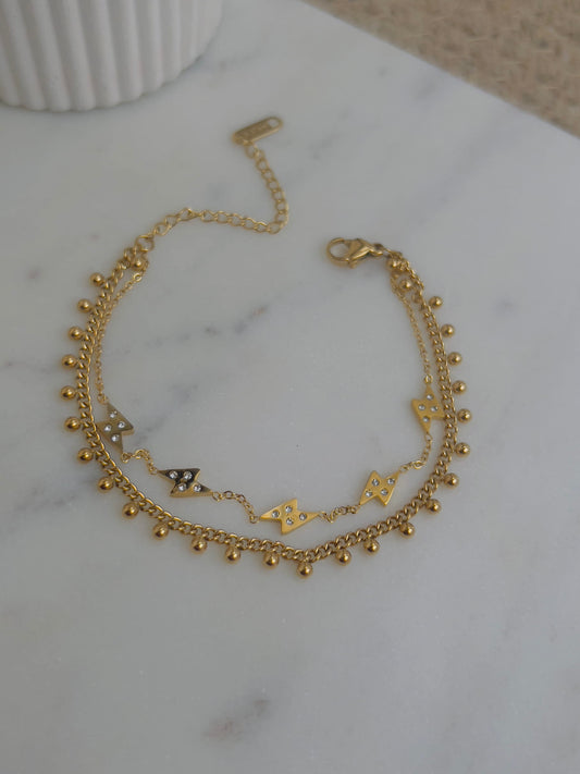 Ball charm bracelet