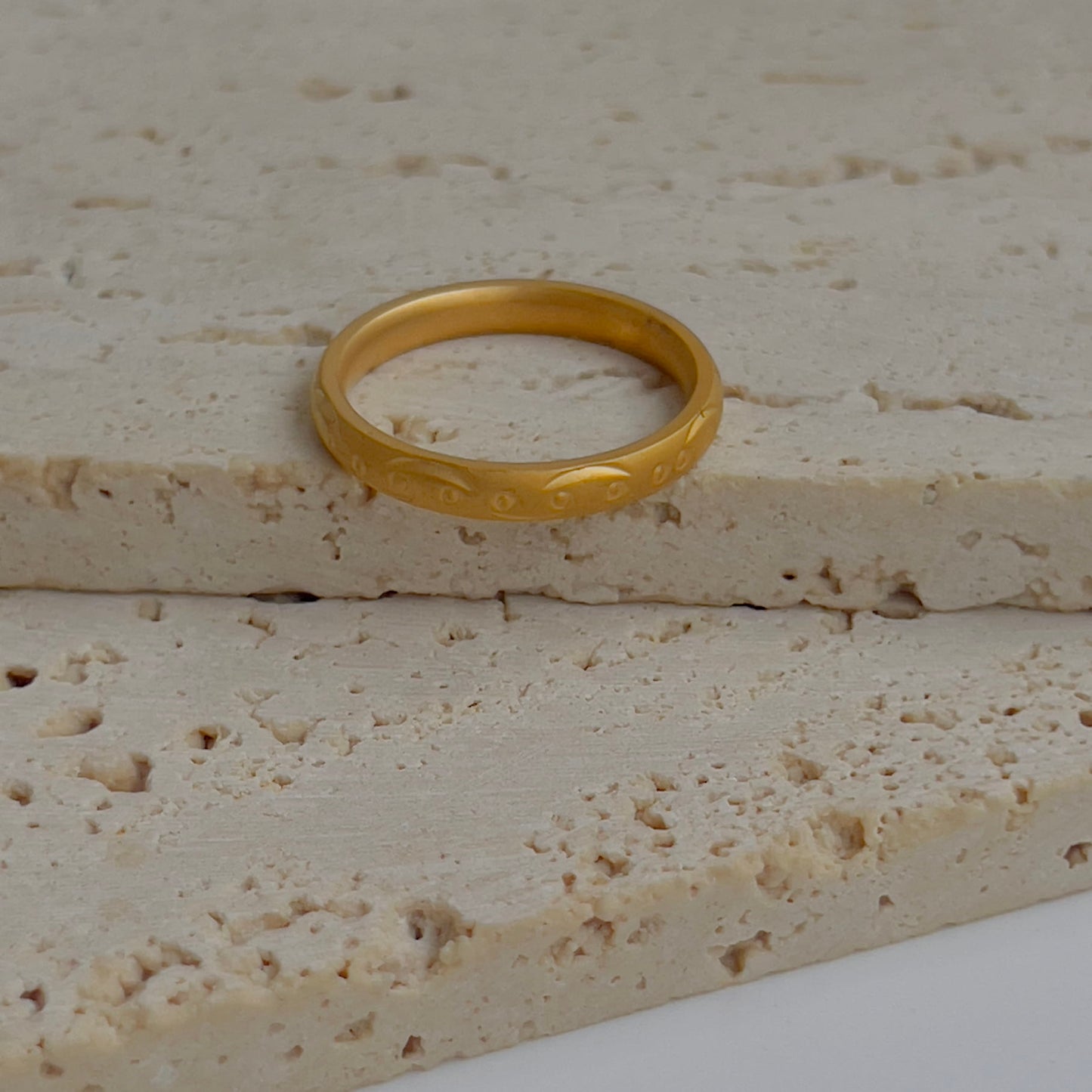Thin Matt finish band ring