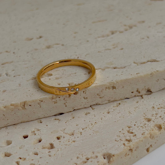 Thin band ring