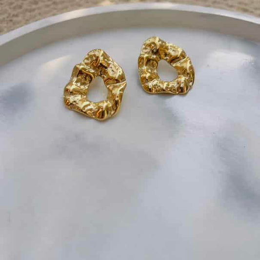 Foil earrings