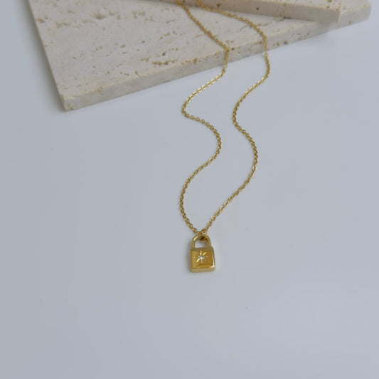 Lock necklace