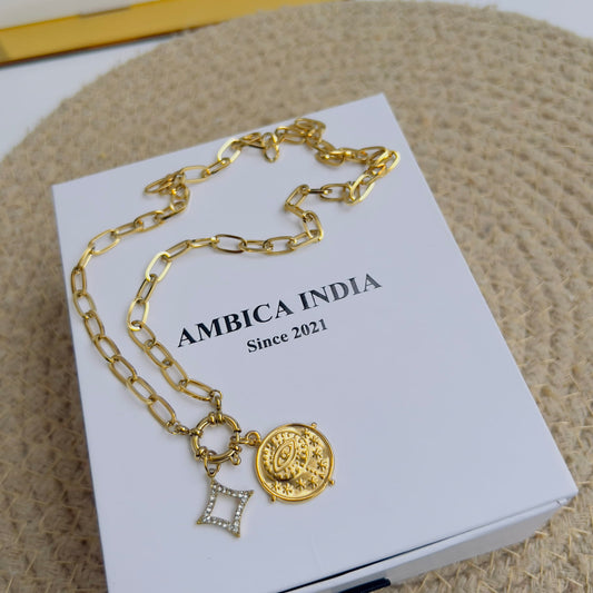 Evileye charm necklace