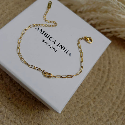 White crystal bracelet