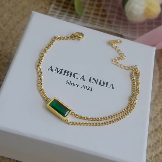 Emerald bracelet