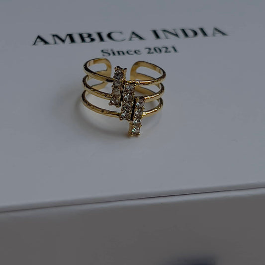 Crystal line ring