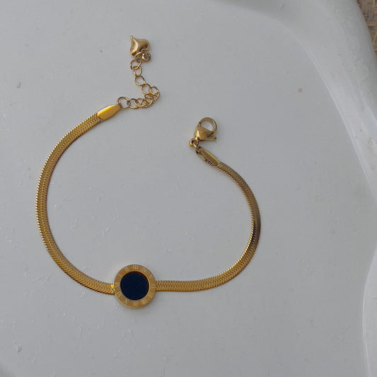Roman snake chain bracelet
