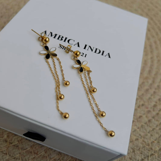 Flower earrings