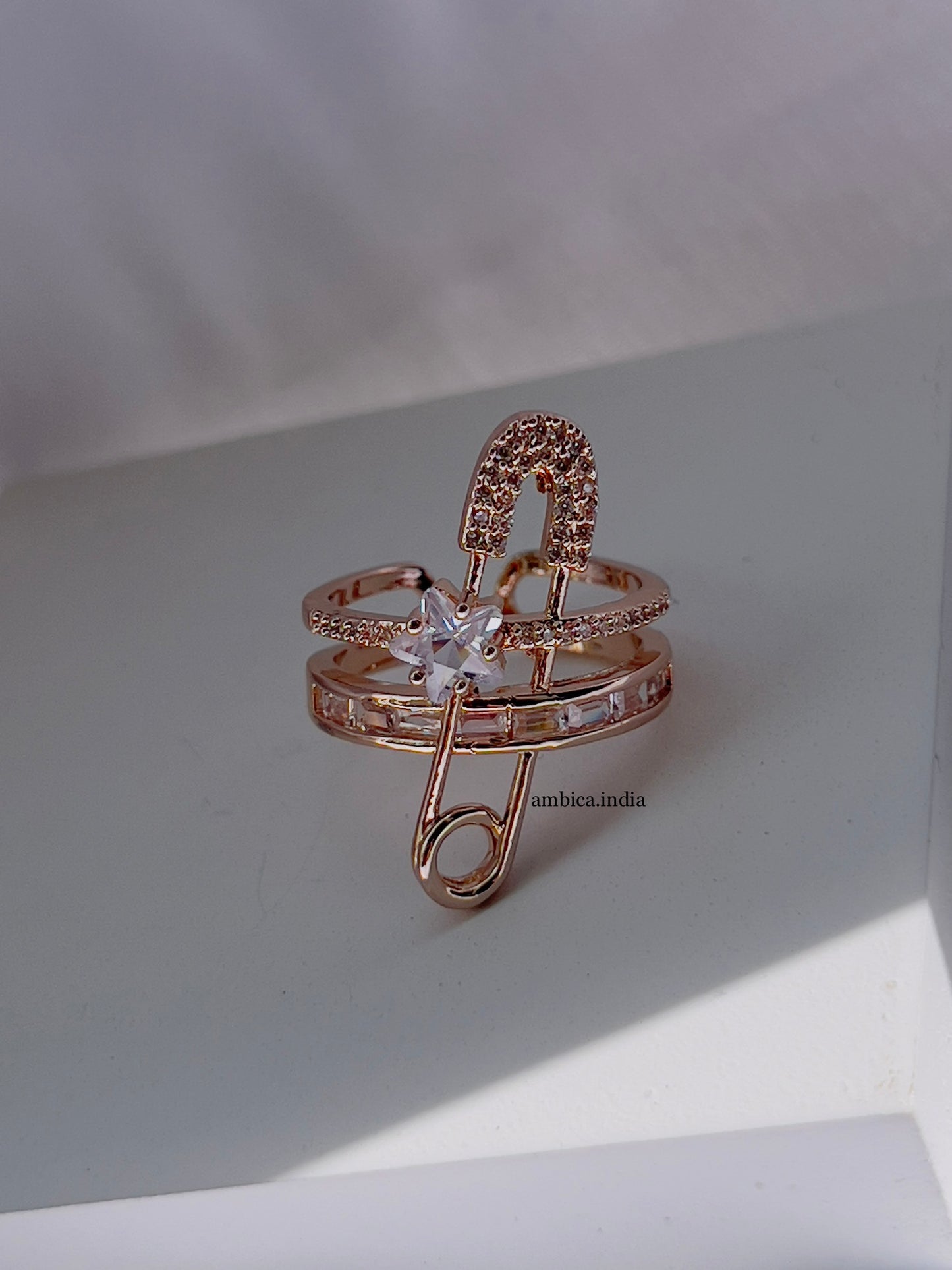 safety pin adjustable ring
