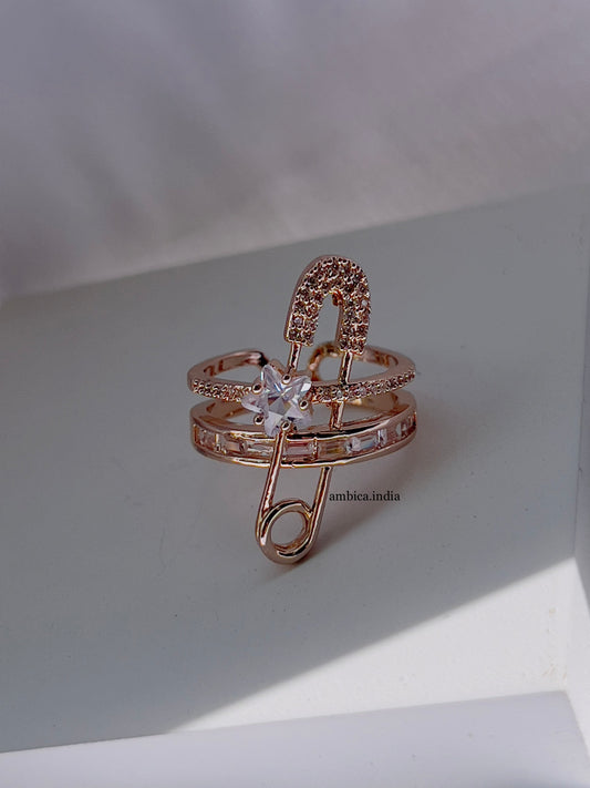 safety pin adjustable ring