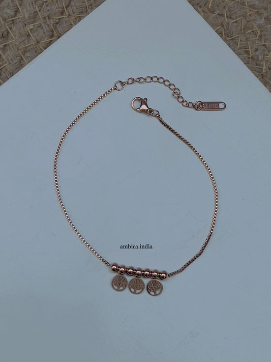 Small tory anklet